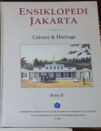 Image of Ensiklopedi jakarta: culture & heritage buku 2